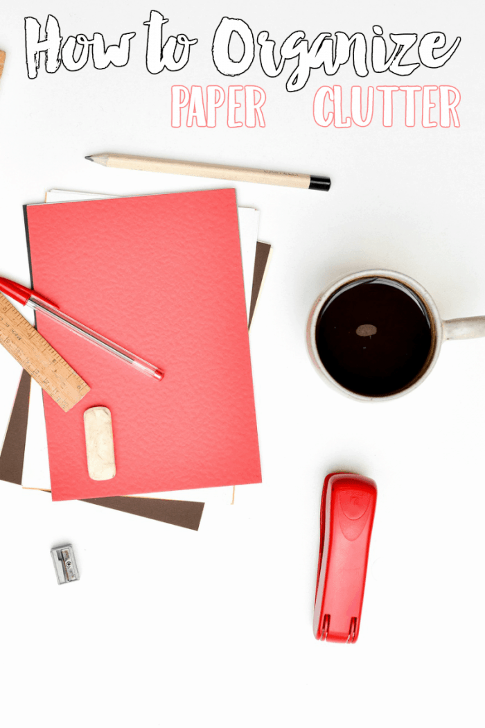 How to Organize Paper Clutter - Sunny Krystal